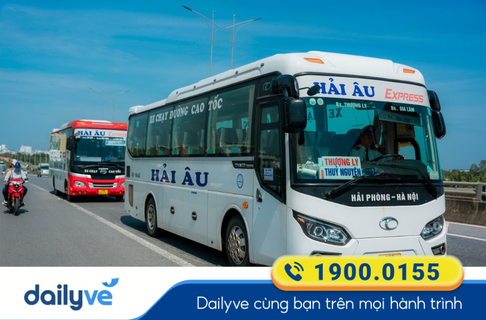 Nhà xe Hải Âu tuyến Hải Phòng đi Bến xe Gia Lâm