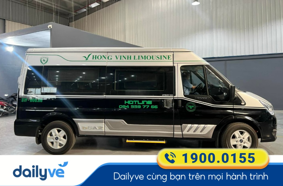 Nhà xe Hồng Vinh Limousine tuyến Hà Nội đi Vinh - Nghệ An