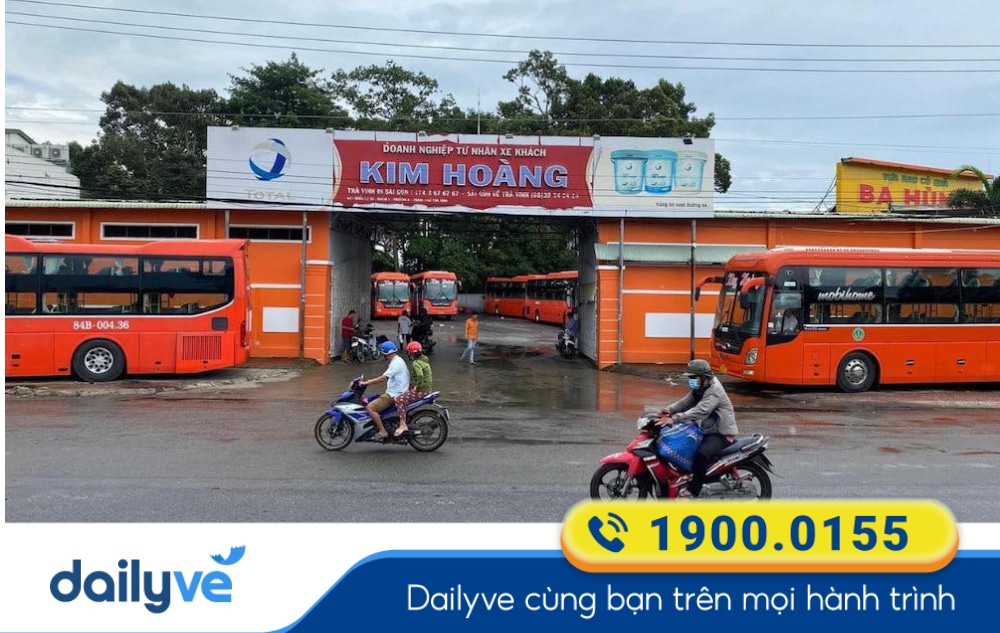 Nhà xe Kim Hoàng tuyến Sài Gòn đi Trà Vinh