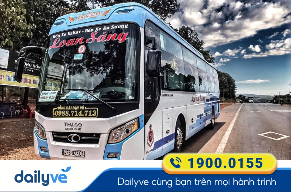Nhà xe Loan Sáng tuyến Sài Gòn đi Buôn Ma Thuột Đắk Lắk