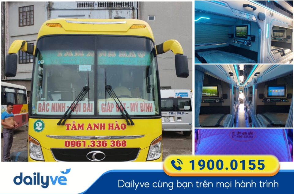 Nhà xe Tâm Anh Hào tuyến Hà Nội đi Vinh Nghệ An