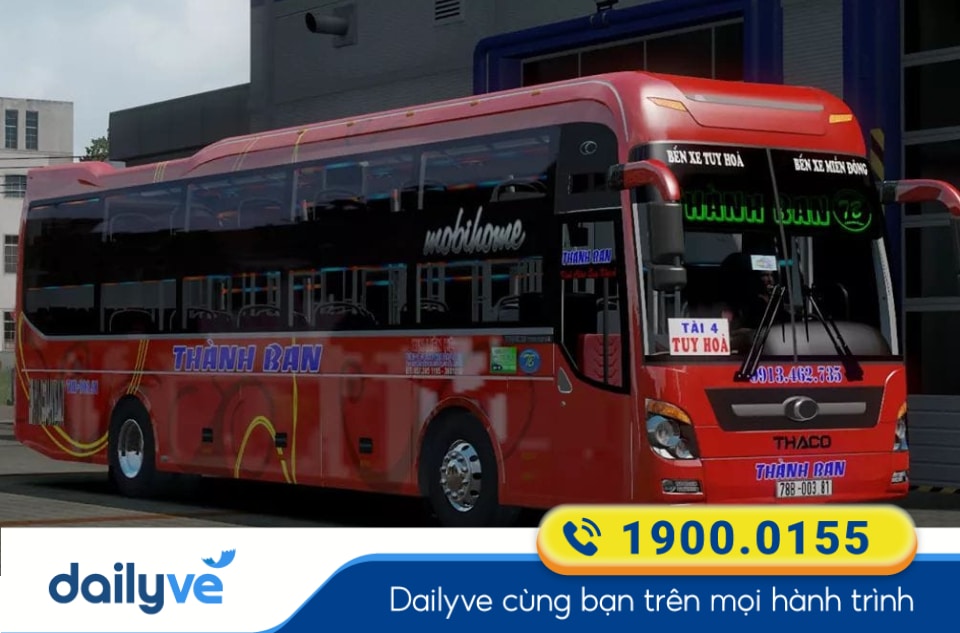 Nhà xe Thành Ban tuyến Bình Dương đi Tuy Hòa Phú Yên