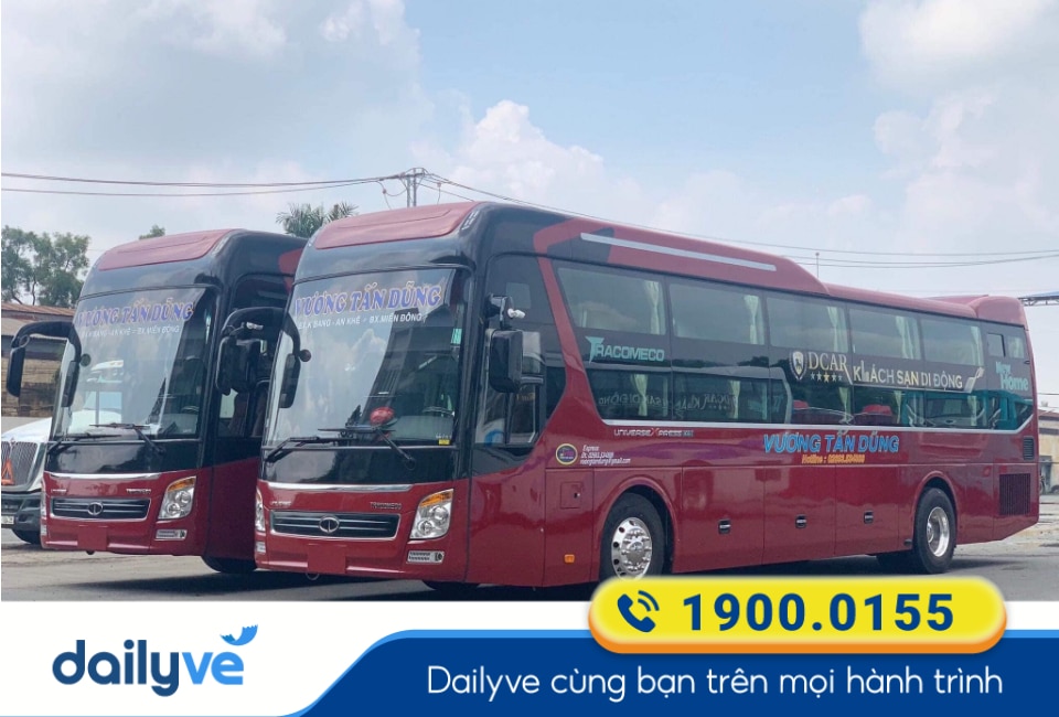 Nhà xe Vương Tấn Dũng tuyến Bến xe phía Nam Buôn Ma Thuột đi Sài Gòn