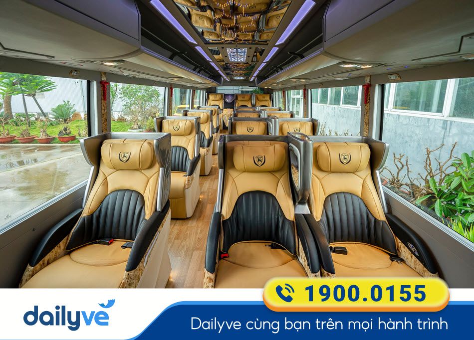 Dòng xe ghế Limousine 16 chỗ nhiều tiện nghi