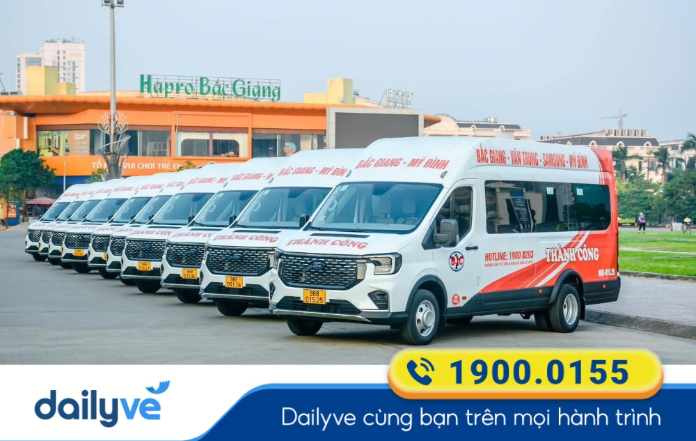 Nhà xe Bắc Giang BJC tuyến Hà Nội đi Bắc Giang