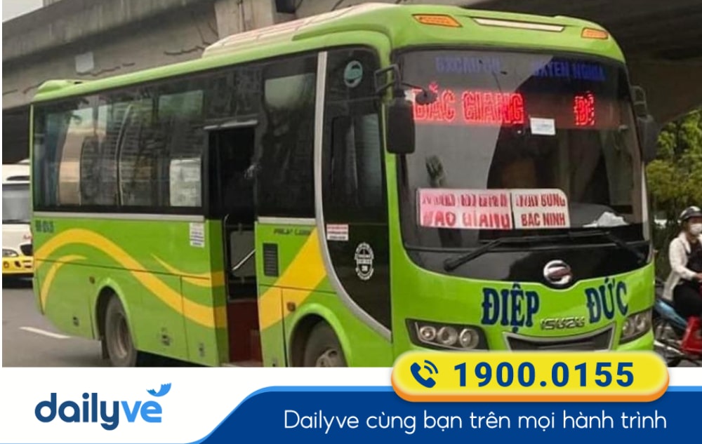 Nhà xe Điệp Đức tuyến Hà Nội đi Bắc Giang