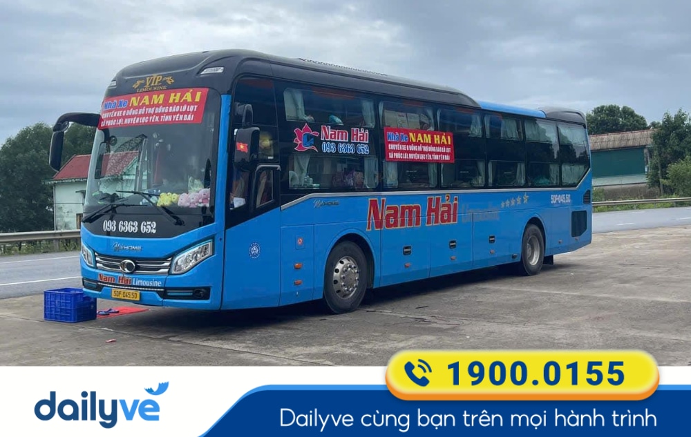 Nhà xe Nam Hải tuyến Mũi Né đi Cam Ranh xe Limousine