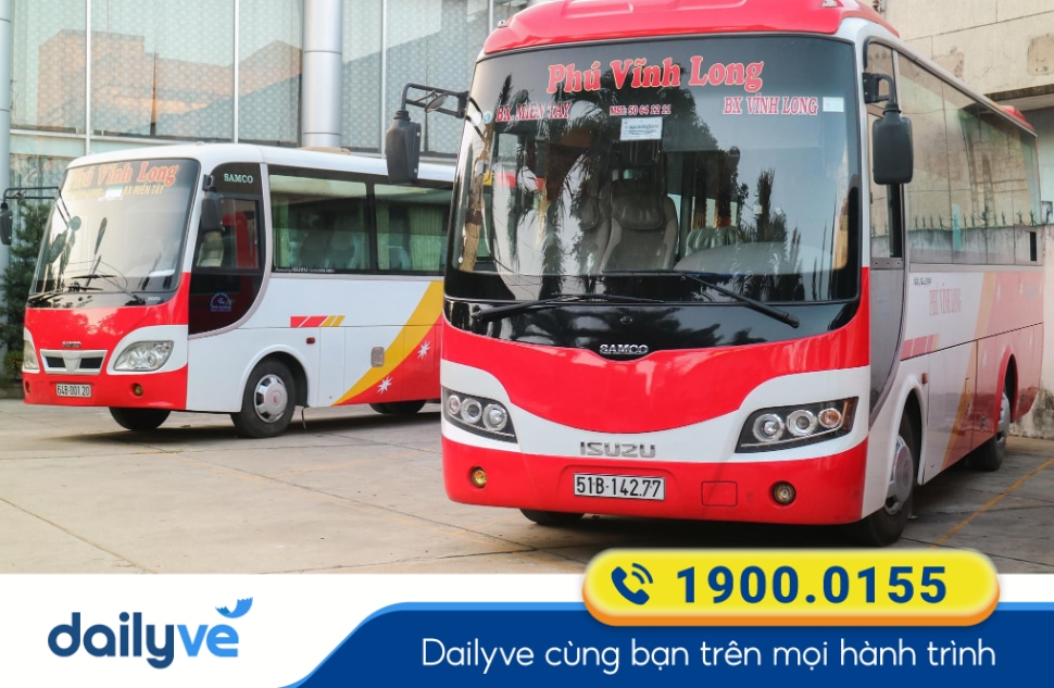 Nhà xe Phú Vĩnh Long tuyến Sài Gòn đi Vĩnh Long