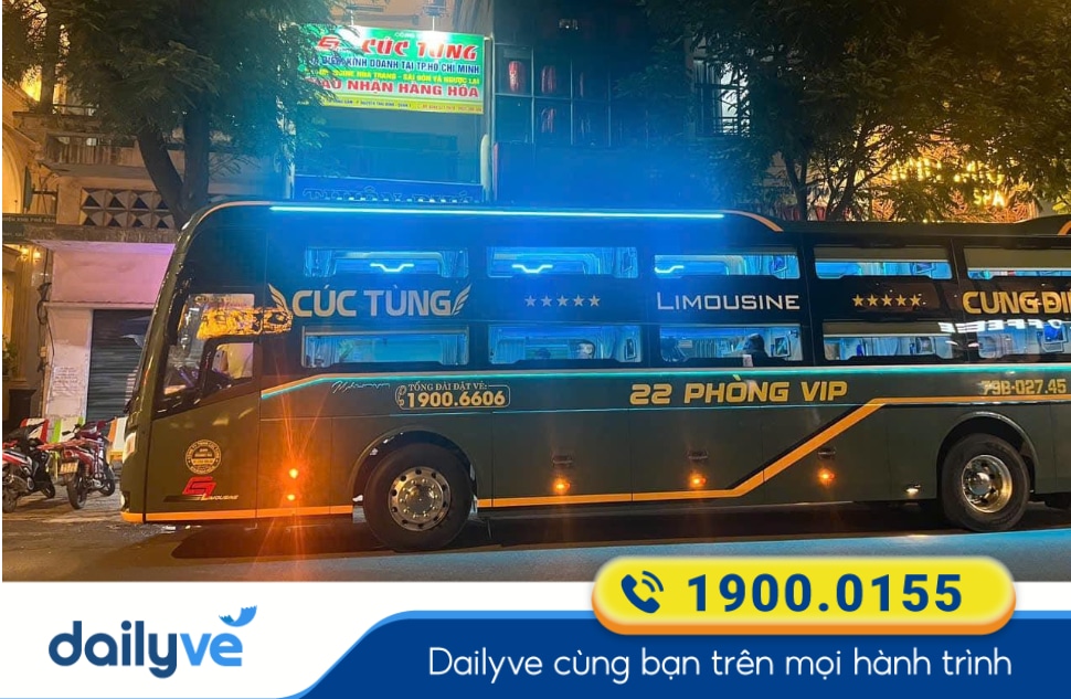 Nhà xe Cúc Tùng Limousine tuyến Đà Nẵng đi Phú Yên