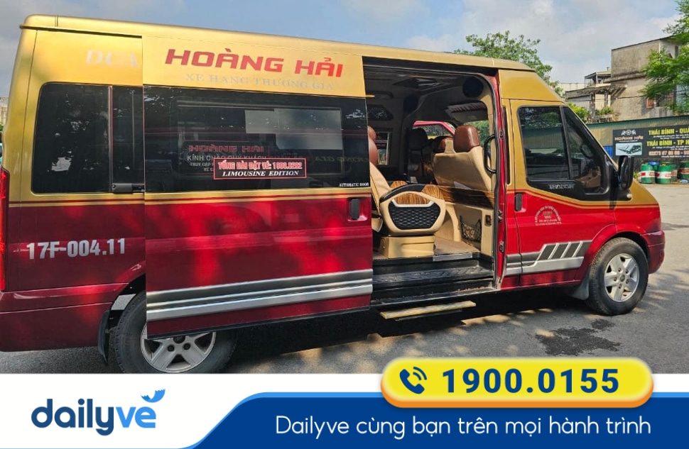 Nhà xe Hoàng Hải tuyến Thái Bình đi Hải Phòng