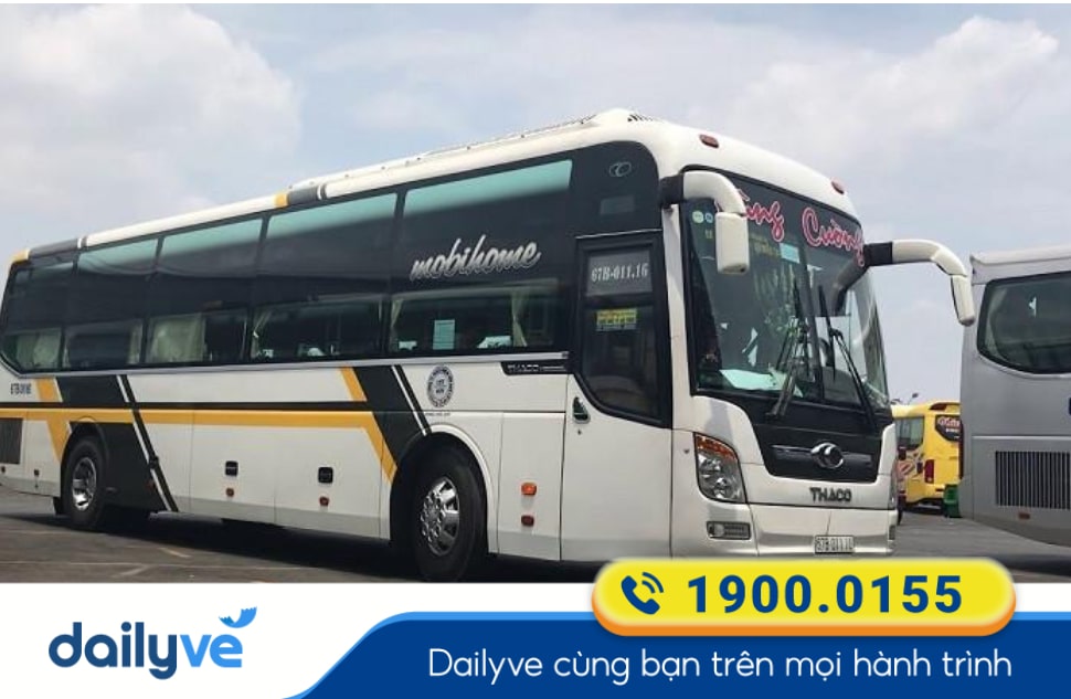 Nhà xe Hùng Cường tuyến Châu Đốc An Giang đi Sài Gòn