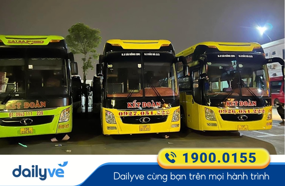 Nhà xe Kết Đoàn Sunshine tuyến Hải Phòng đi Sapa Lào Cai