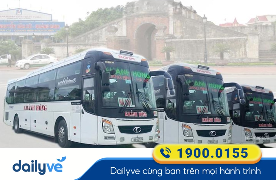 Nhà xe Khánh Hồng tuyến Hà Nội đi Quảng Bình