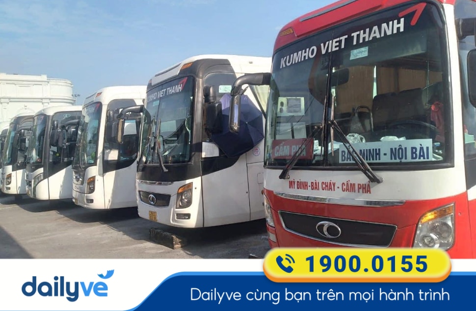 Nhà xe Kumho Việt Thanh tuyến Bến xe Bãi Cháy đi Hà Nội