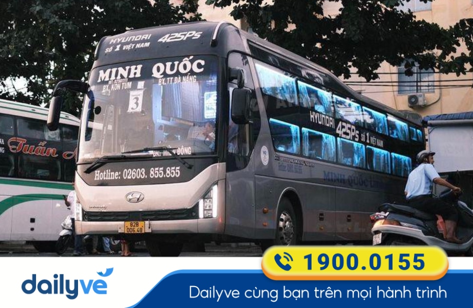 Nhà xe Minh Quốc tuyến Kon Tum đi Đà Nẵng