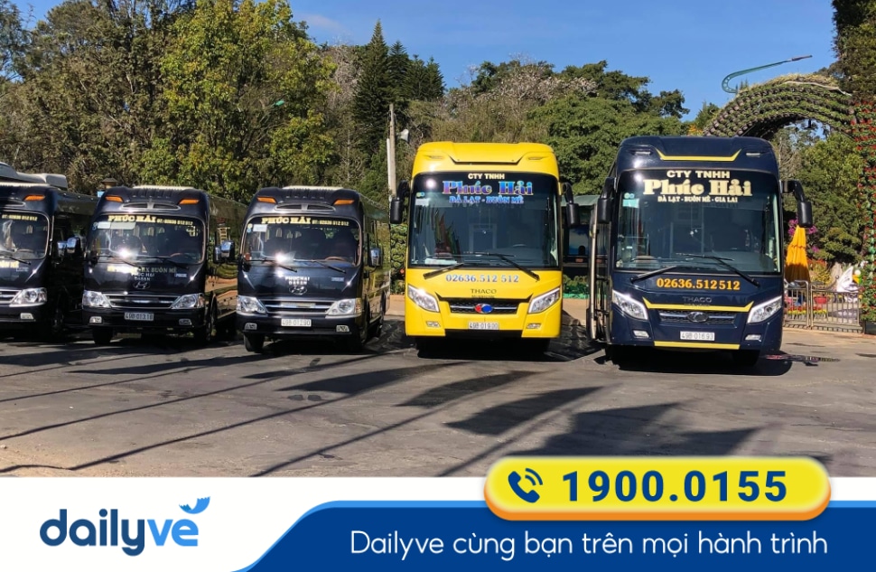 Nhà xe Phúc Hải tuyến Buôn Ma Thuột đi Gia Lai