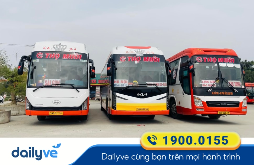 Nhà xe Thọ Mười tuyến Đà Nẵng đi Bình Dương