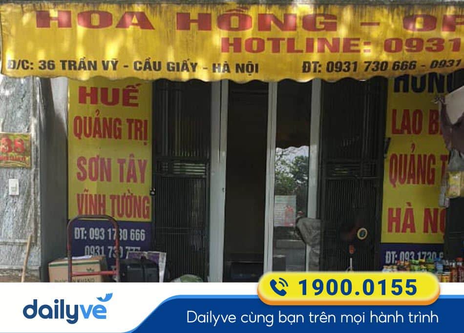 Văn phòng nhà xe Hoa Hồng tại Hà Nội