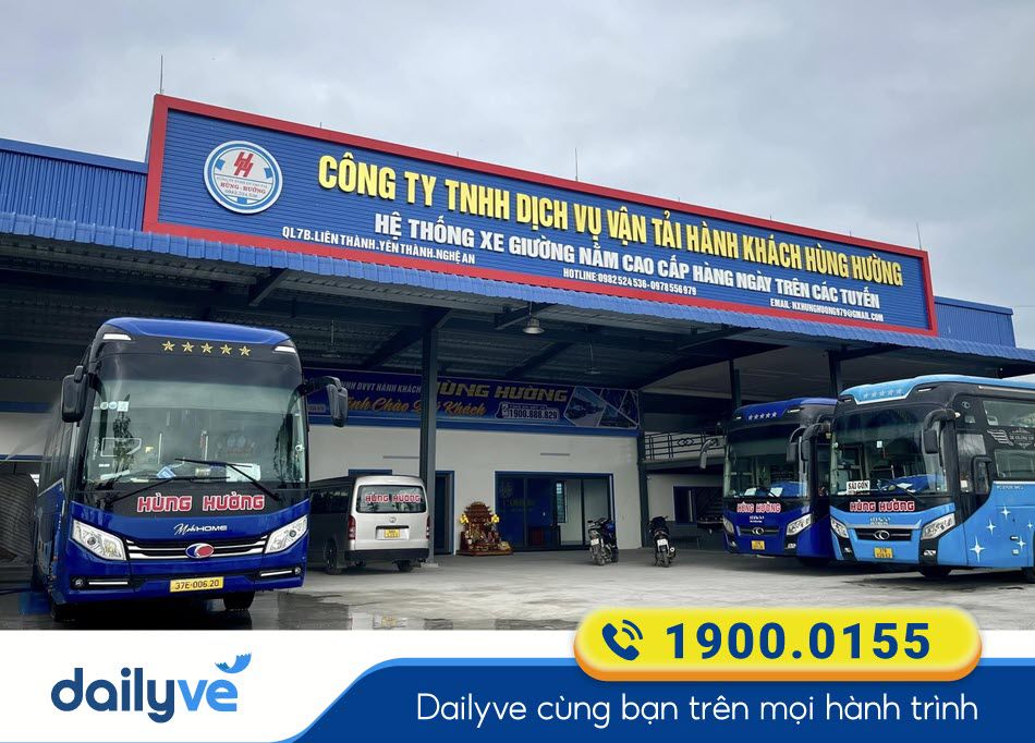 Địa chỉ nhà xe Hùng Hường tại Nghệ An