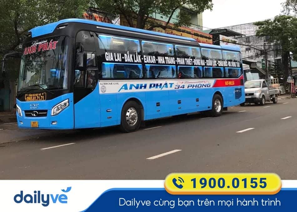 Nhà xe Anh Phát Pleiku - Gia Lai đi Nha Trang