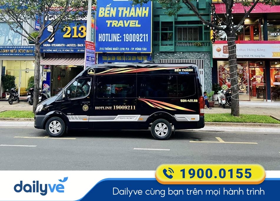 Nhà xe Bến Thành Travel tuyến xe Long Hải đi Sài Gòn