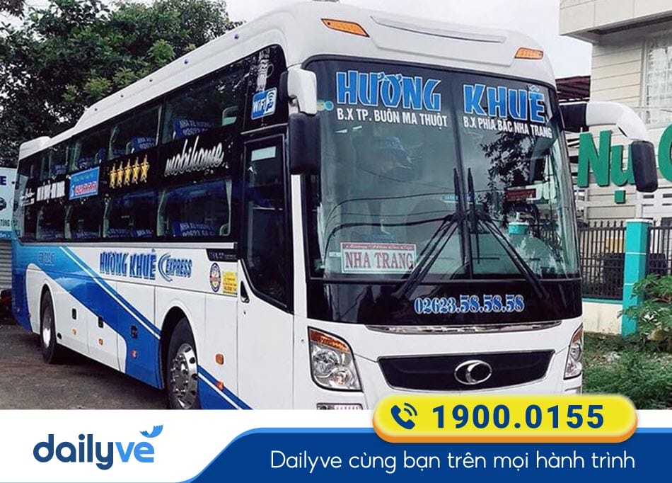 Nhà xe Hương Khuê tuyến xe Buôn Ma Thuột đi Nha Trang