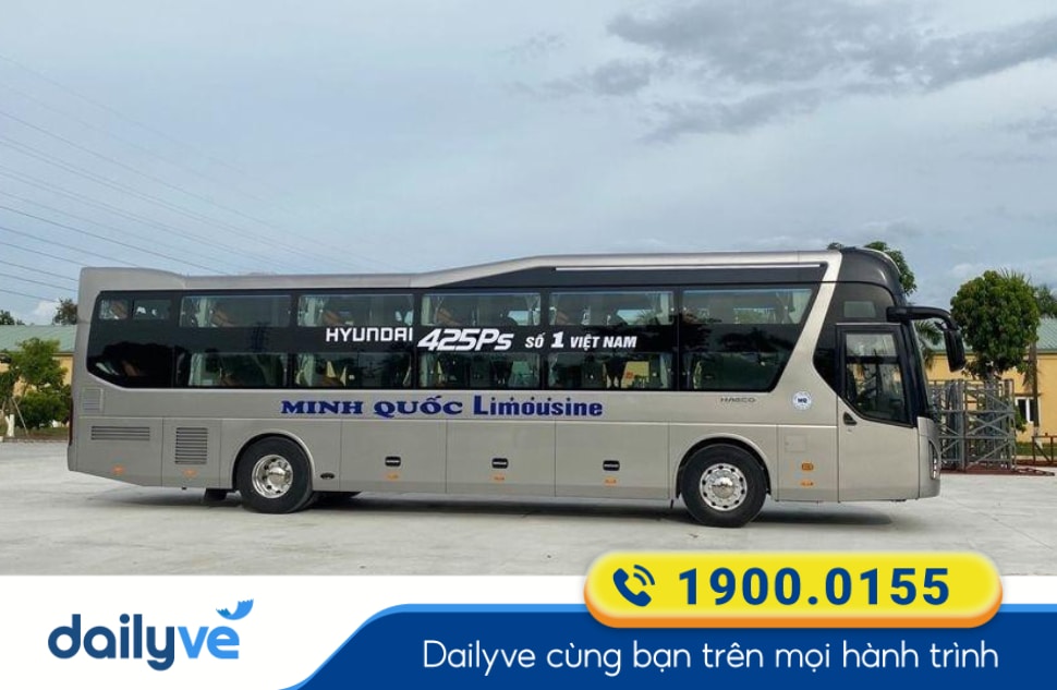 Nhà xe MInh Quốc tuyến Đà Nẵng đi Kon Tum