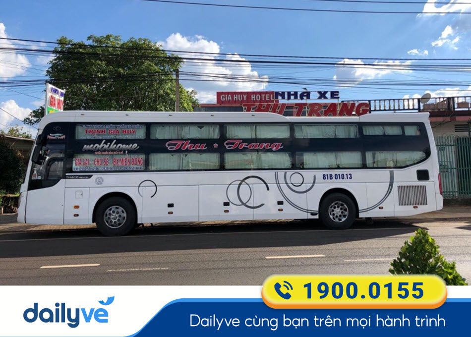 Nhà xe Thu Trang Chư Sê - Gia Lai đi Sài Gòn với dịch vụ chu đáo