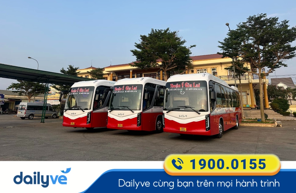 Nhà xe Thuận Ý Gia Lai tuyến Hà Nội đi Gia Lai